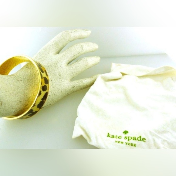 KateSpade Leopard Print Bangle Bracelet 1109 - Picture 2 of 4
